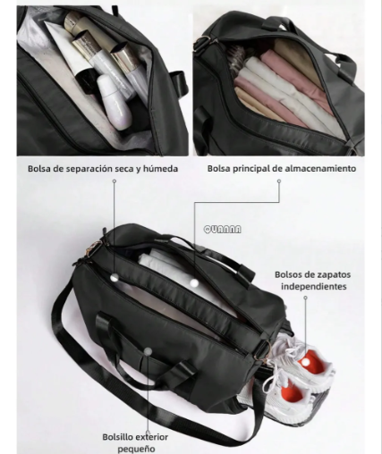 Maleta Deportiva Quanna (Negro)