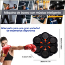 Máquina De Boxeo De Música Entrenador Bluetooth Con Guantes.
