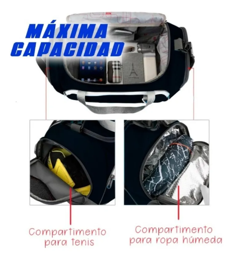 Maleta Deportiva IX AM7 – Impermeable, Durable y Estilo Premium