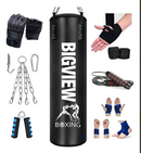 Bigview Saco de Boxeo Profesional 120 cm + Guantes